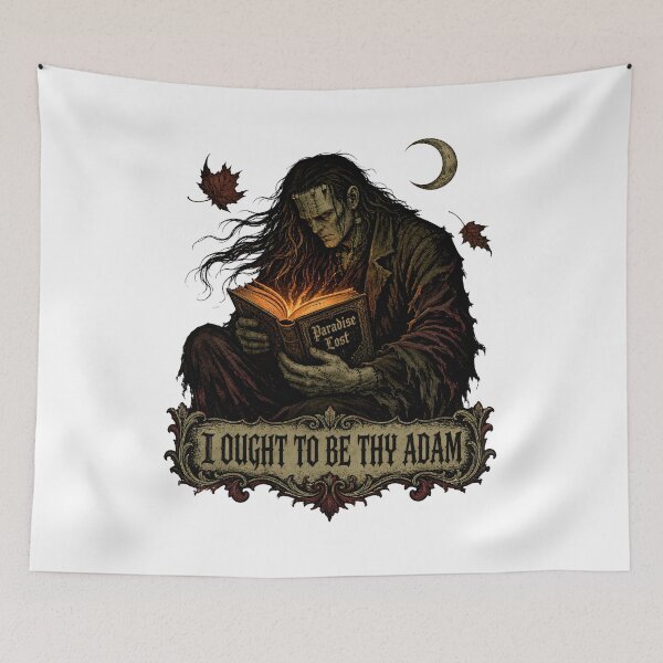 Item preview, Frankenstein Halloween – I Ought to Be Thy Adam designed and sold by Fenay Designs.