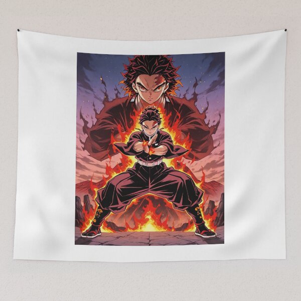 Item preview, Manga - Central Character of Demon Slayer, Determined Fighter designed and sold by AnimeShin.