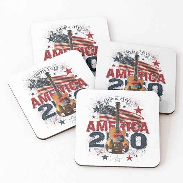 Item preview, America 250 Nashville Tennessee Music City Semiquincentennial 1776 - 2026 Guitar Flag v1 designed and sold by DarylWelsh2024.