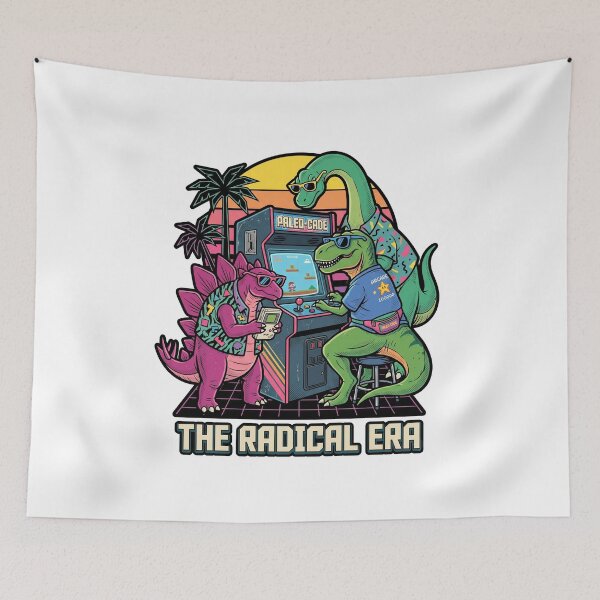 Item preview, Dinosaur Arcade Gamer 80s Retro Radical Era designed and sold by Lakelandwholesale1 Shirt Company.