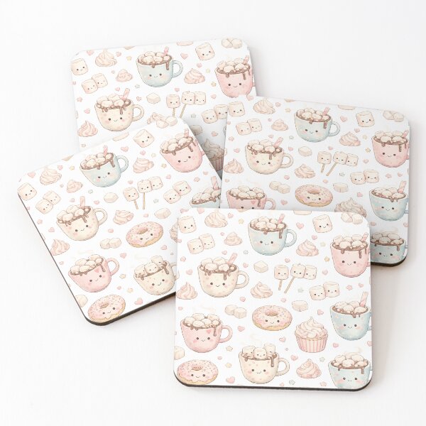 Item preview, Cute Hot Chocolate and Marshmallow Treats designed and sold by kyrasolis.