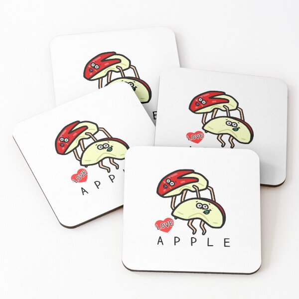 Item preview, Cute I LOVE APPLE designed and sold by kanaehonkawa.
