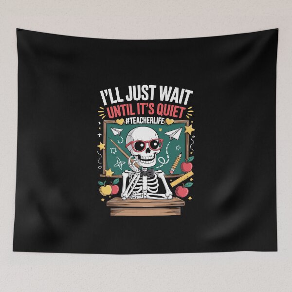 Item preview, I’LL JUST WAIT UNTIL IT’S QUIET TEACHER LIFE designed and sold by jkrphoto.
