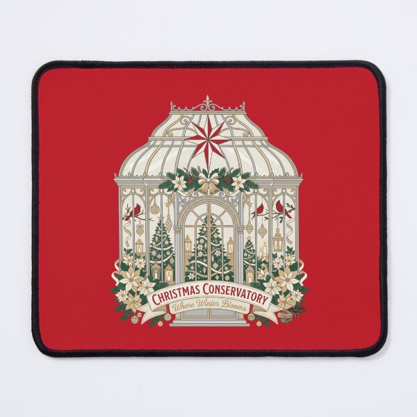 Item preview, Christmas Conservatory Holiday Artwork | Premium Christmas Vector Design designed and sold by Amr Darwish Graphic designer.
