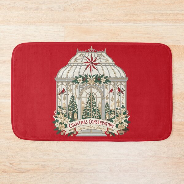 Item preview, Christmas Conservatory Holiday Artwork | Premium Christmas Vector Design designed and sold by Amr Darwish Graphic designer.