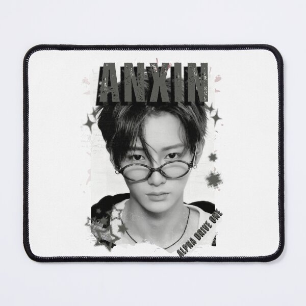 Item preview, ALPHA DRIVE ONEe (ALD1) Anxin Global KPOP Boy Group Black and White Collage Digital Art Portrait designed and sold by AJUNICE STUDIO.