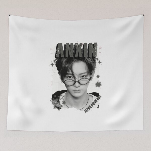 Item preview, ALPHA DRIVE ONEe (ALD1) Anxin Global KPOP Boy Group Black and White Collage Digital Art Portrait designed and sold by AJUNICE STUDIO.