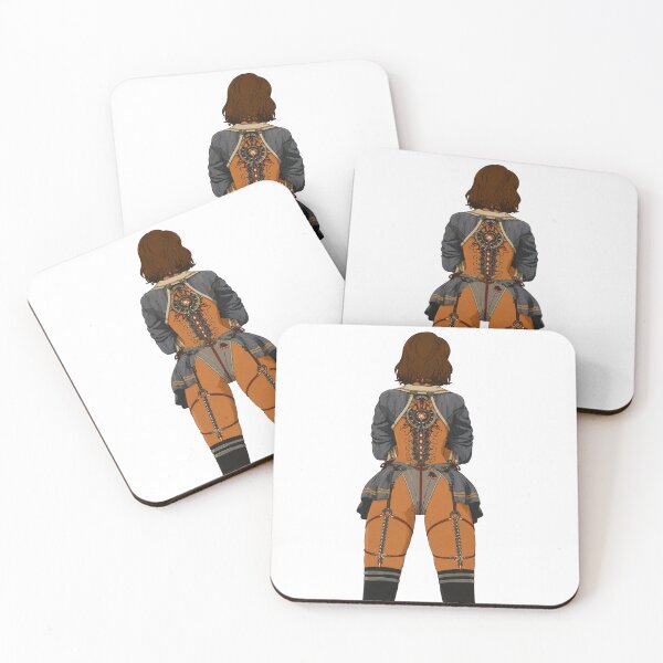 Item preview, Cyber Android Girl Back View | Sci-Fi Pin-Up | Classic Western Animation Style designed and sold by  Hollow Moon Studios..