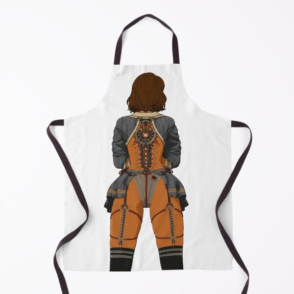 Item preview, Cyber Android Girl Back View | Sci-Fi Pin-Up | Classic Western Animation Style designed and sold by Hollow Moon Studios..