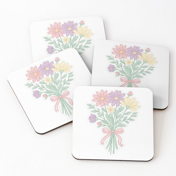 Item preview, Pastel Cottagecore Flowers • Soft Botanical Seamless Pattern designed and sold by The Digital Compass.