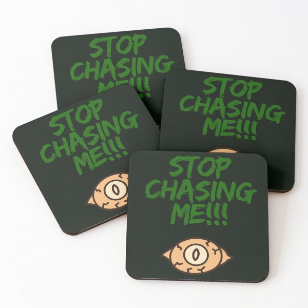 Item preview, Stop Chasing Me Funny Creepy Eyeball Halloween designed and sold by VariusDesigns.
