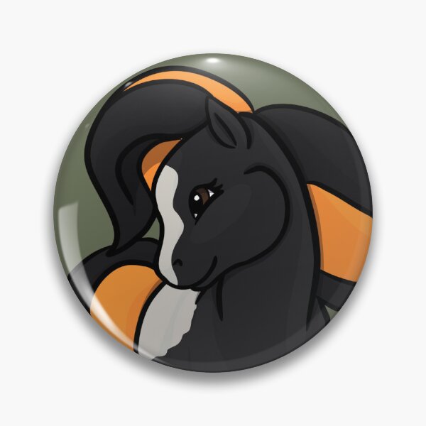 Item preview, Black Snowcap Pony designed and sold by Old Water Cryptid .