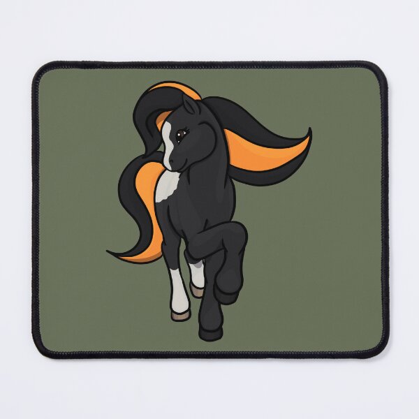 Item preview, Black Snowcap Pony designed and sold by Old Water Cryptid .