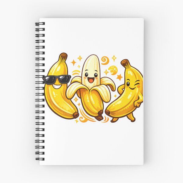 Item preview, Cute Funny Banana Trio Cartoon designed and sold by SurrealSproutz.