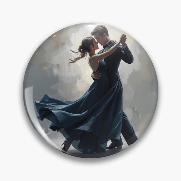 Item preview, Romantic Dancing Couple Wall Art designed and sold by CheersTOGETHER.
