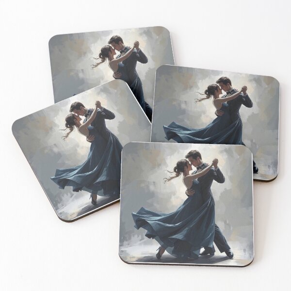 Item preview, Romantic Dancing Couple Wall Art designed and sold by CheersTOGETHER.
