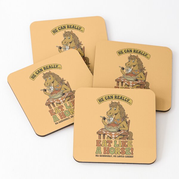 Item preview, He can really eat like a horse... He loves carbs designed and sold by ParadoxParadox.