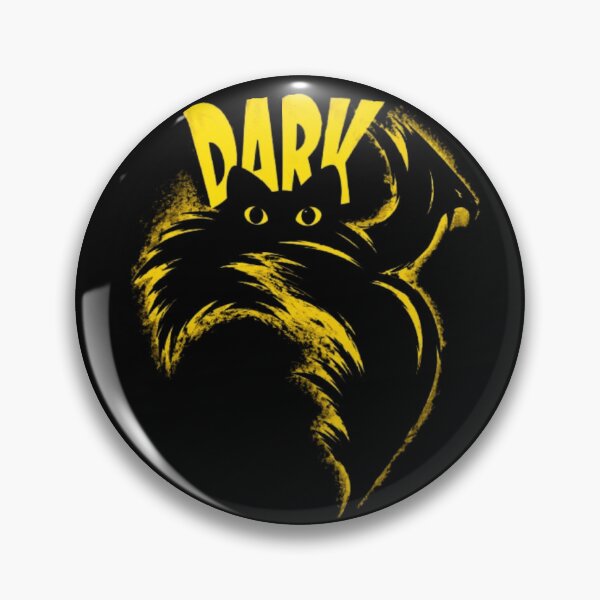 Item preview, Dark Black Cat Aesthetic | Fluffy Mysterious Void Cat Artwork designed and sold by Shakhbata-1.