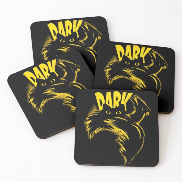 Item preview, Dark Black Cat Aesthetic | Fluffy Mysterious Void Cat Artwork designed and sold by Shakhbata-1.