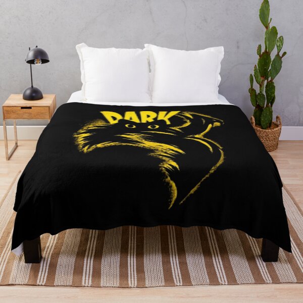 Item preview, Dark Black Cat Aesthetic | Fluffy Mysterious Void Cat Artwork designed and sold by Shakhbata-1.