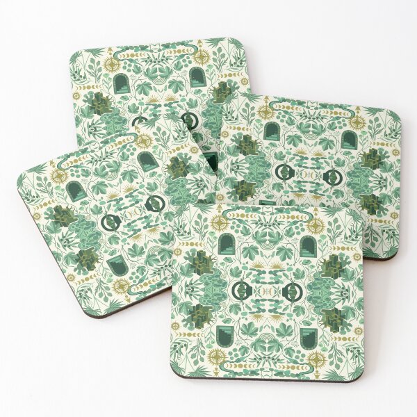 Item preview, Earthy Boho Botanical Seamless Pattern designed and sold by thetravelinguu.