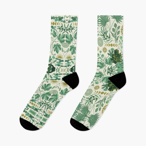Item preview, Earthy Boho Botanical Seamless Pattern designed and sold by thetravelinguu.