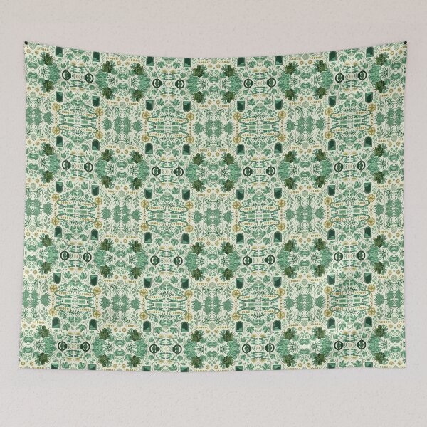 Item preview, Earthy Boho Botanical Seamless Pattern designed and sold by thetravelinguu.