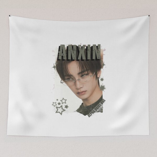 Item preview, ALPHA DRIVE ONEe (ALD1) Anxin Global KPOP Boy Group Black and White Collage Digital Art Portrait designed and sold by AJUNICE STUDIO.