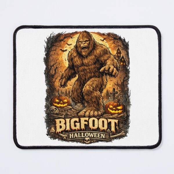Item preview, Bigfoot Halloween Vintage Sasquatch Spooky American Design designed and sold by Jack W Art.
