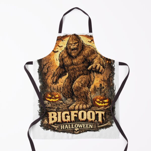 Item preview, Bigfoot Halloween Vintage Sasquatch Spooky American Design designed and sold by Jack W Art.