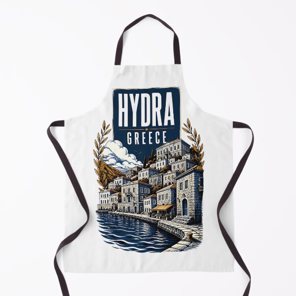 Item preview, Hydra Greece Vintage Travel Poster designed and sold by TravelersGems.