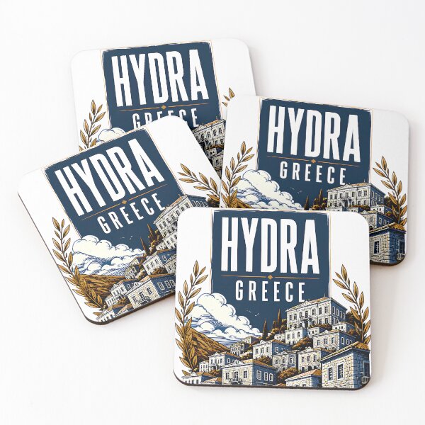 Item preview, Hydra Greece Vintage Travel Poster designed and sold by TravelersGems.