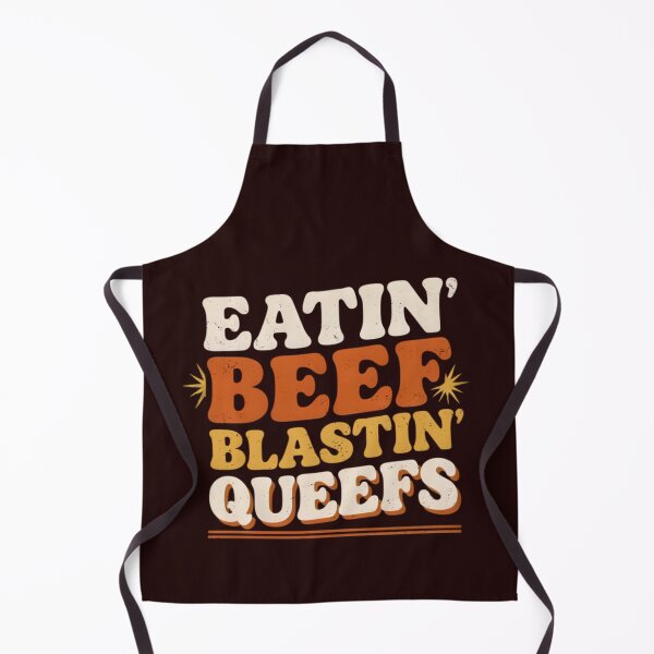 Item preview, Eatin Beef Blastin Queefs Funny Retro Sarcastic Quote designed and sold by Malaryk.