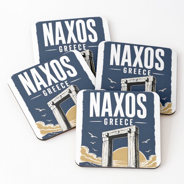 Item preview, Naxos Greece Vintage Travel Poster designed and sold by TravelersGems.