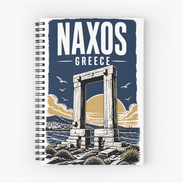 Item preview, Naxos Greece Vintage Travel Poster designed and sold by TravelersGems.