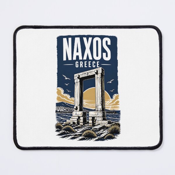 Item preview, Naxos Greece Vintage Travel Poster designed and sold by TravelersGems.