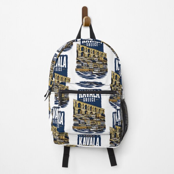 Item preview, Kavala Greece Vintage Travel Poster designed and sold by TravelersGems.