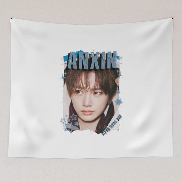 Item preview, ALPHA DRIVE ONEe (ALD1) Anxin Global KPOP Boy Group Black and White Collage Digital Art Portrait designed and sold by AJUNICE STUDIO.