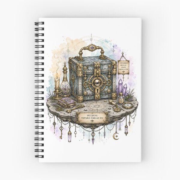 Item preview, Witchpunk Familiar Box - Occult Creature Relic designed and sold by Shadow Sprite Art.