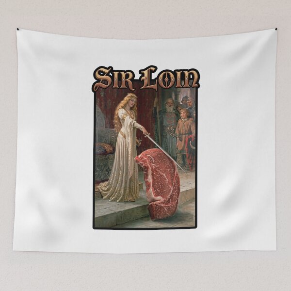 Item preview, Sir Loin Medieval Steak Knighting Funny designed and sold by Lakelandwholesale1 Shirt Company.
