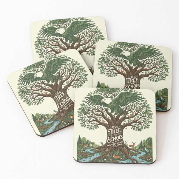 Item preview, The Tree of Echoes Nature Artwork | Premium Forest Illustration designed and sold by Amr Darwish Graphic designer.