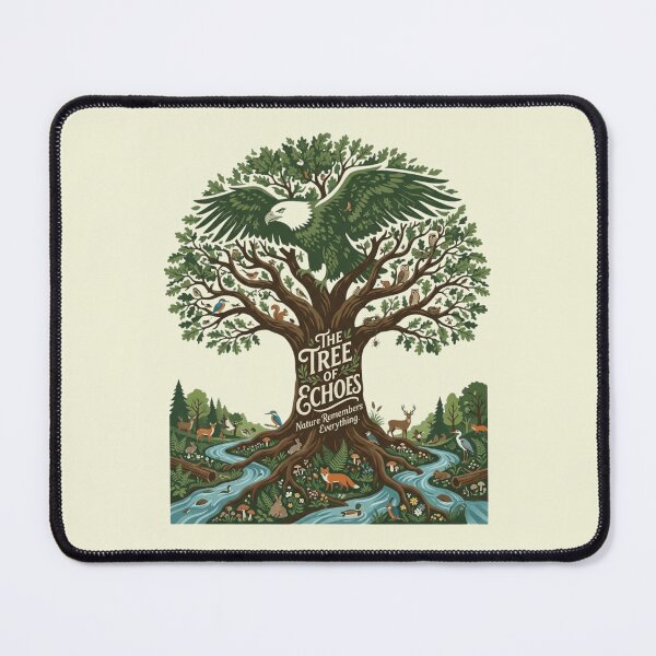Item preview, The Tree of Echoes Nature Artwork | Premium Forest Illustration designed and sold by Amr Darwish Graphic designer.