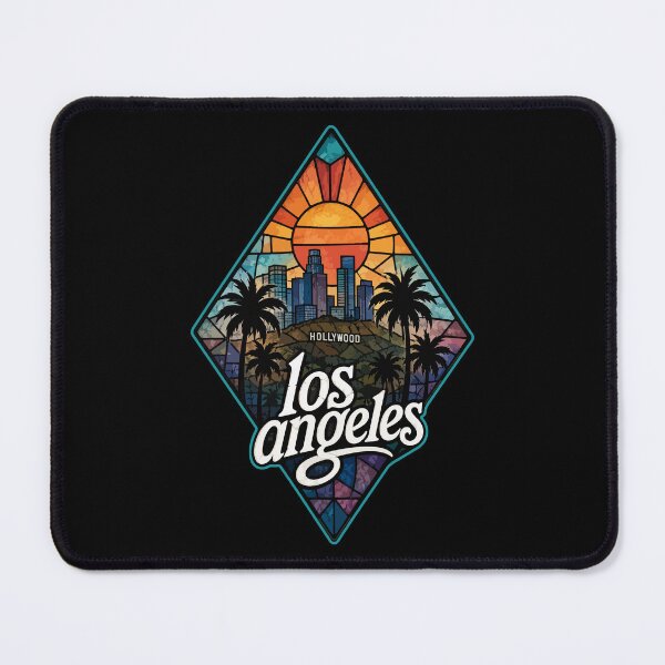Item preview, Hollywood Los Angeles California Stained Glass designed and sold by TomFrontierArt.