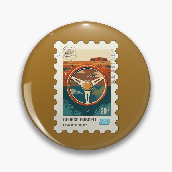 Item preview, F1 AUSTRALIA GP 2026 Stamp Poster - Winner George designed and sold by Pink Polar F1.
