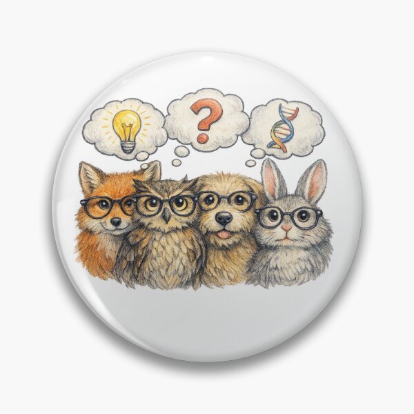Item preview, Whimsical Animals with Glasses designed and sold by Selfique Bloom.