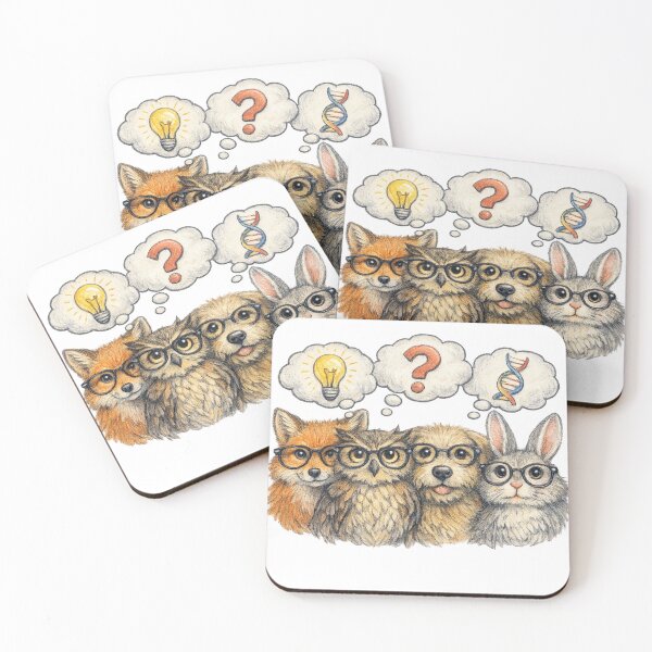Item preview, Whimsical Animals with Glasses designed and sold by Selfique Bloom.