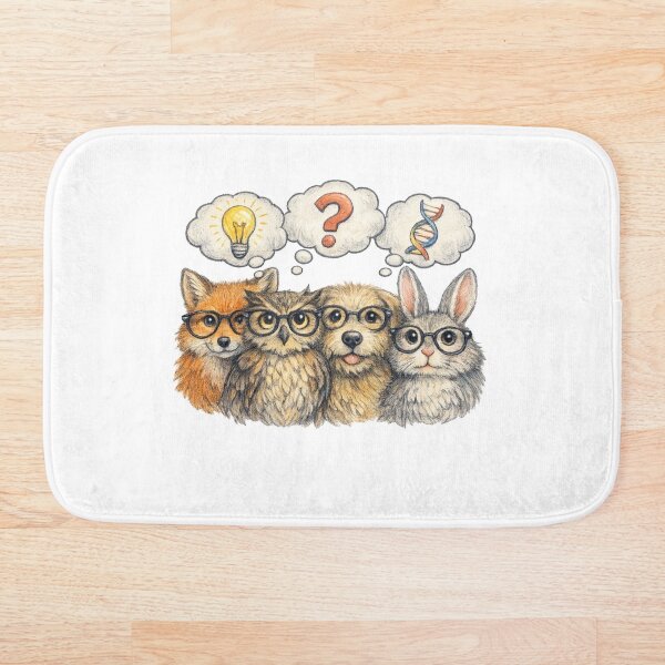 Item preview, Whimsical Animals with Glasses designed and sold by Selfique Bloom.