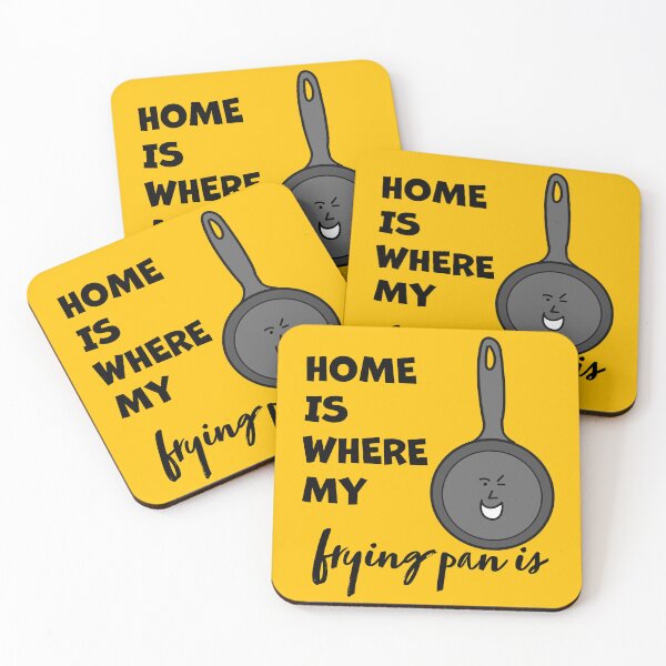 Item preview, Home Is Where My Frying Pan Is designed and sold by Sketchypenface.