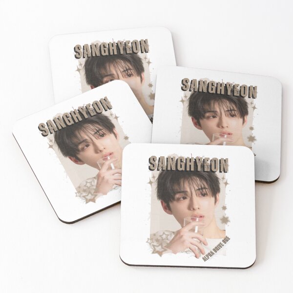 Item preview, ALPHA DRIVE ONEe (ALD1) Sanghyeon Global KPOP Boy Group Black and White Collage Digital Art Portrait designed and sold by AJUNICE STUDIO.