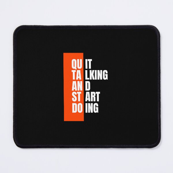 Item preview, Quit Talking Start Doing Bold Motivational Typography designed and sold by kyrasolis.